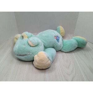 Animal Alley yellow green My 1st Frog Baby Plush 2000 TOYS R US pastel blocks